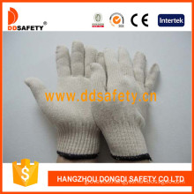 White Natural Cotton/Polyester Working Gloves -Dck410